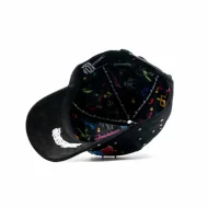 Dandy Multicolor rhinestone hat featuring vibrant sparkling embellishments for streetwear and casual fashion