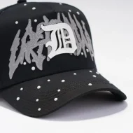 Dandy Lost Grey Flame hat featuring a grey flame design for casual and streetwear fashion