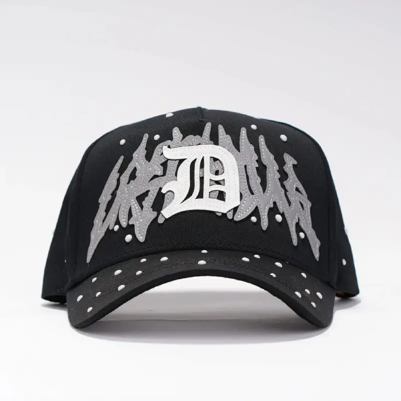 Dandy Lost Grey Flame Hat Dandy Lost Grey Flame hat featuring a grey flame design for casual and streetwear fashion