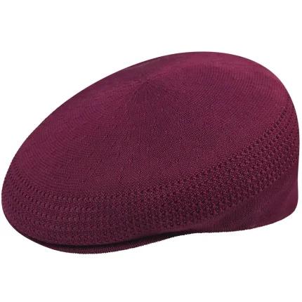 The Crimson Mesh Seamless Flat Cap