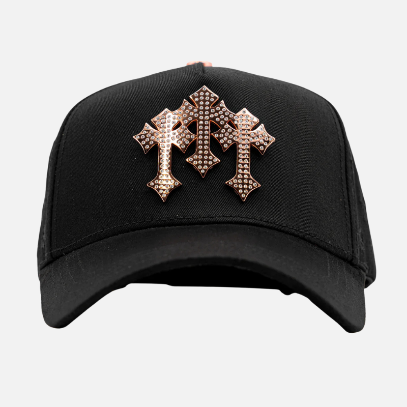 El Barbas Hat Chrome I Pink Gold Edition