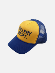 Gallery Dept. Logo Trucker Hat Blue Yellow