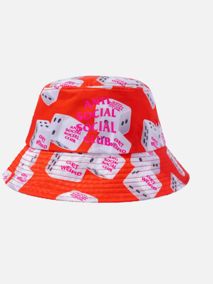 Anti Social Social Club 7 (4) 7 Bucket Cap Red