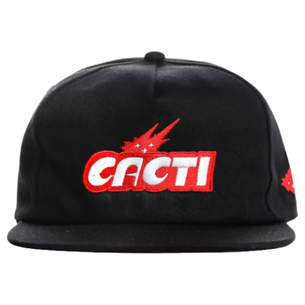 Travis Scott Cacti Logo Hat Black
