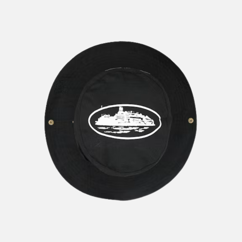 Corteiz OG Guerillaz Bucket Hat Black