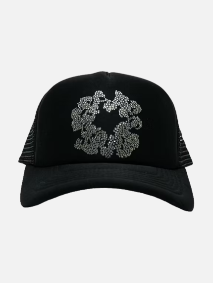 Denim Tears Bust Down Tears Trucker Hat Black
