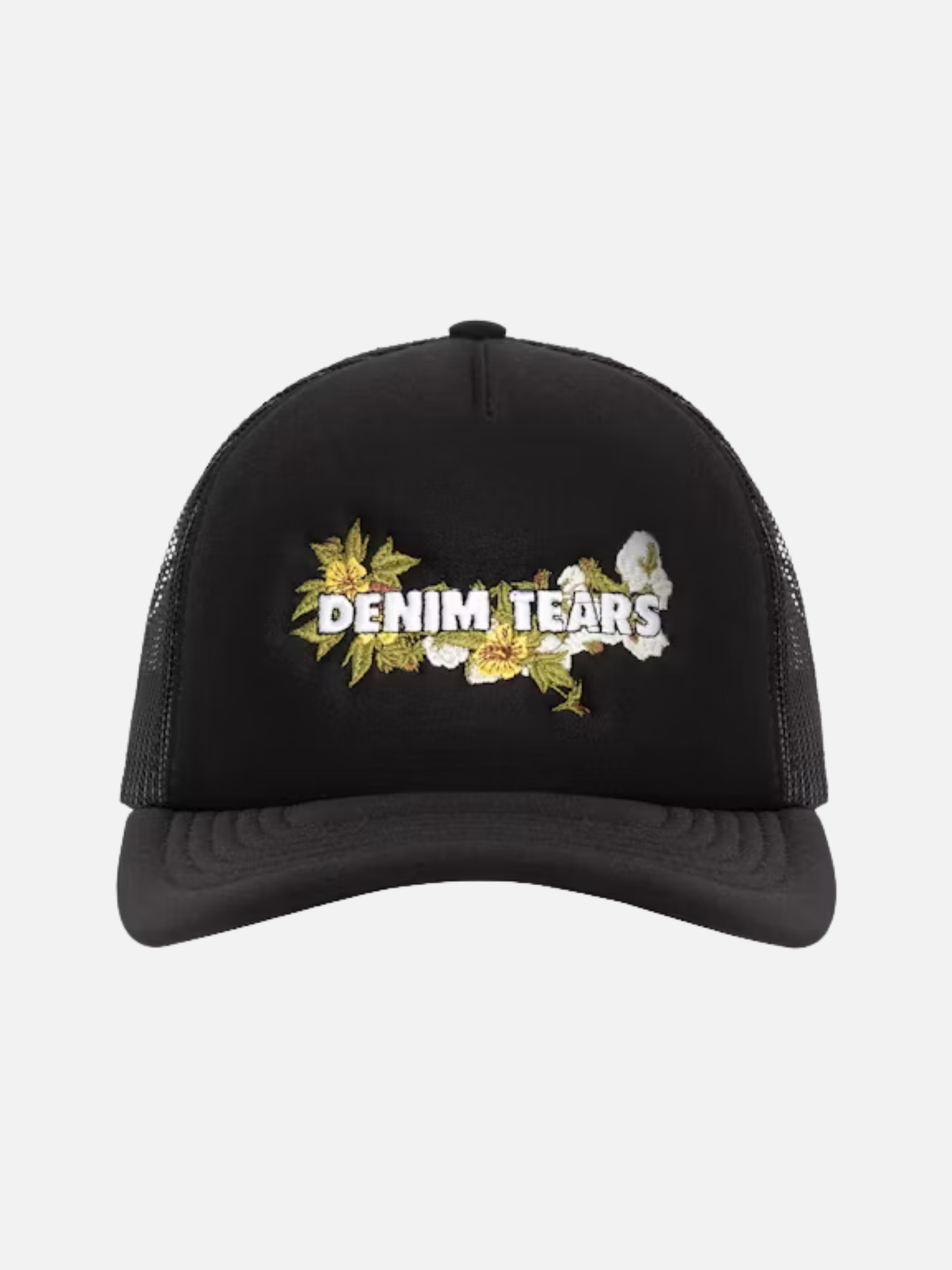Denim Tears Floral Logo Trucker Hat Denim Tears Floral Logo Trucker Hat