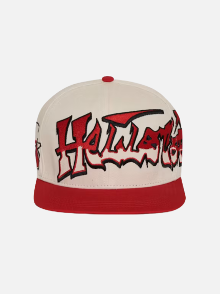 Hellstar Records Hat Snapback Red/White