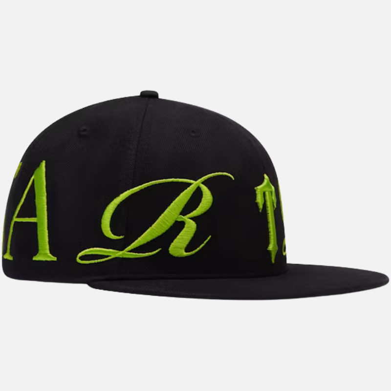 Trapstar Script Fitted Cap Black/Lime