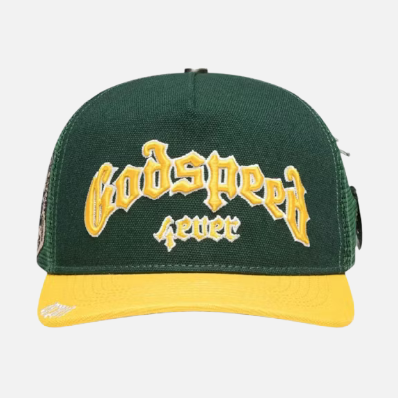 Godspeed GS Forever Trucker Hat Green/Yellow